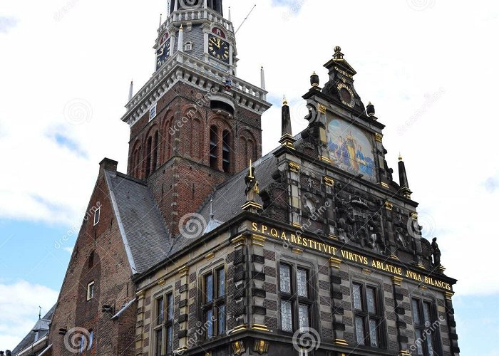 Dutch Cheesemuseum Historic Building of the Kaasmarkt in the Dutch Town of Alkmaar ... photo