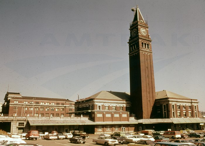 King Street Station Amtrak Seattle King Street Station, 1970s. — Amtrak: History of ... photo