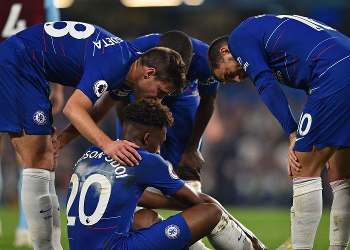 Achilles Callum Hudson-Odoi confirms he ruptured his Achilles in Chelsea's ... photo