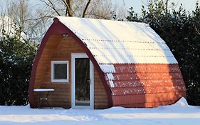 Hotel Luxe Eco Pod Op Camping De Stal Drijber Exterior photo