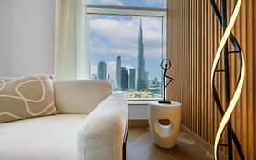 Upgraded Apartment With Stunning Burj Khalifa View Dubai Exterior photo