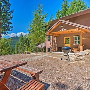 Villa Private Leavenworth Cabin With Mtn Views And Fire Pit Exterior photo