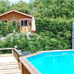 Villa The Cabin With Heated Outdoor Pool Chalandrey Exterior photo
