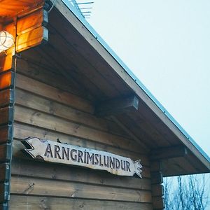 Villa Arngrimslundur Log Cabin - Cabin 3 Fludir Exterior photo
