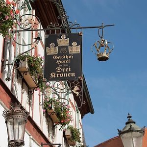 Hotel Zu den Drei Kronen Seligenstadt Exterior photo