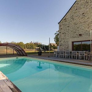 Villa Nocnoc - Gite Du Vieux Pressoir, Piscine Chauffee Et Couverte Campbon Exterior photo