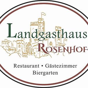 Hotel Landgasthaus Rosenhof Trechtingshausen Exterior photo