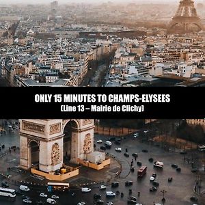 Suite L'Eclipse Paris, Logement Avec Jacuzzi, A 10 Minutes Des Champs Elysees Levallois-Perret Exterior photo