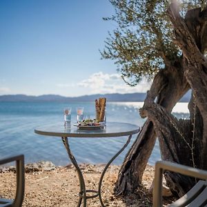 Villa Traditional Stone House In Seafront Olive Grove A Alyfanta Exterior photo