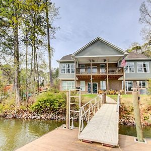 Lakefront Leesville Retreat With Private Dock! Lake Murray Shores Exterior photo