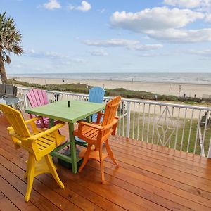 Villa Beachfront Seashell Galveston Exterior photo