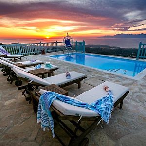 Villa Orizontas Corfu, Private Villa With Breathtaking Views Loutses Exterior photo