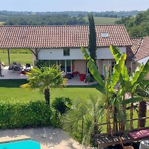 Villa Maison Avec Piscine Chauffee Et Pool House Saint-Mont Exterior photo