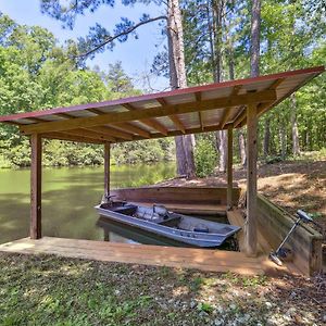 Lakefront Hamilton Cabin With Dock And Fire Pit! Exterior photo