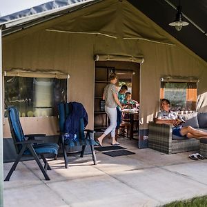 Hotel Nice Safari Tent On A Holiday Park Near Beach Fornells  Exterior photo