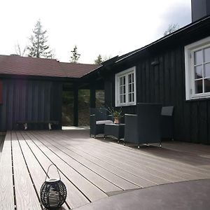Villa Hoyfjellshytte I Valdres Med Panoramautsikt Reinli Exterior photo