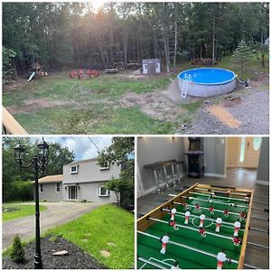 “Spare Moments” Vacation House W Private Pool, Firepit, Game Room, Close To Lakes Albrightsville Exterior photo