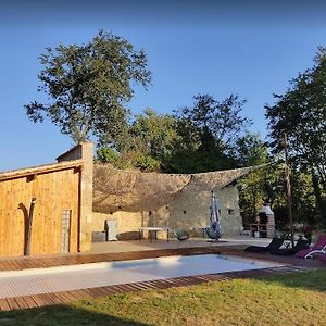 Villa Gite Campagne Famille 15 Pers Piscine Chauffee Jeux Enfants Petanque Saint-Sauvy Exterior photo