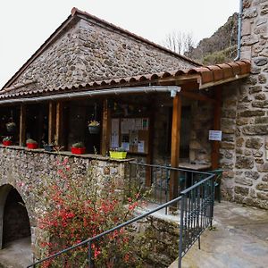 Hotel Au Chat Bleu Saint-Laurent-les-Bains Exterior photo