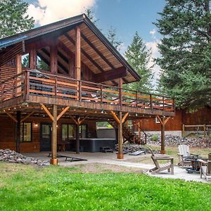 Villa Log Cabin Lookout Bigfork Exterior photo