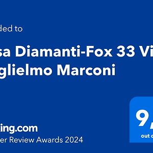 Ferienwohnung Casa Diamanti-Fox 33 Via Guglielmo Marconi Sonnino Exterior photo