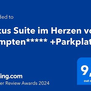 Luxus Suite im Herzen von Kempten***** +Parkplatz Exterior photo