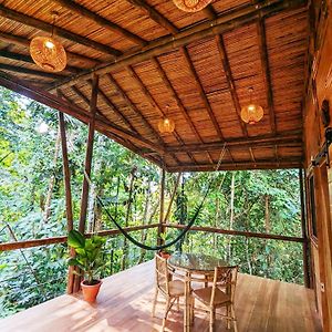 Villa Yogachal Vista Mar Bamboo House In The Jungle Ojochal Exterior photo