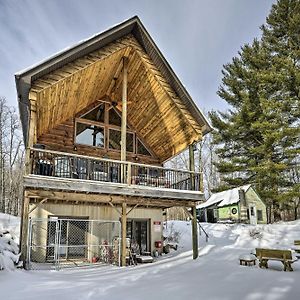 Villa Adirondack Cabin On Private Lake Near Glenfield! Exterior photo