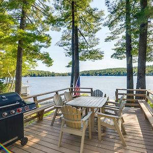 Villa Lakefront Cabin With Panoramic Water View And Access Sunapee Exterior photo