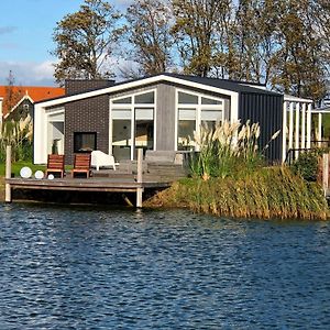 Villa Modern Chalet With Jetty And Terrace Wemeldinge Exterior photo
