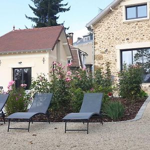 Villa Gite De Charme A Senlisse: Confort Haut De Gamme, Parc Arbore, Cheminee, Wifi Gratuit, Proche Chateaux - Fr-1-527-9 Exterior photo