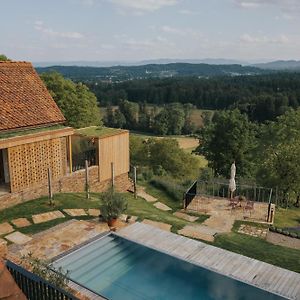 Villa Am Wildbachberg - Luxus Ferienhaeuser Mit Infinitypool, Privatsauna Und Weinkeller Deutschlandsberg Exterior photo