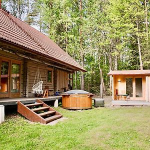 Villa Quiet Log House, Vaikne Palkmaja, Saun Ja Kuemblustuenn Rannakula  Exterior photo