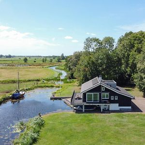 Ov573 - Luxurious, Modern Holiday Villa For 11 People On The Water Near Giethoorn Blokzijl Exterior photo