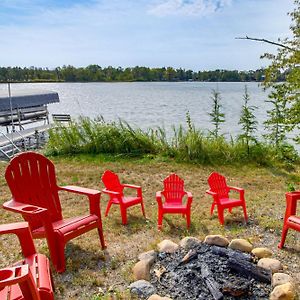 Villa Pequot Lakes Retreat With Beach And Fire Pit! Exterior photo