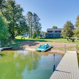 Villa Lakefront Cabin With Fire Pit In Frederic! Luck Exterior photo