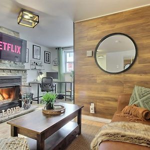 Ferienwohnung Enchanting Loft Fireplace Ac Quebec Downtown Exterior photo