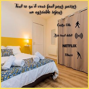 Hotel Chambre Yellow Hypercentre Roubaix Calme Fibre Exterior photo