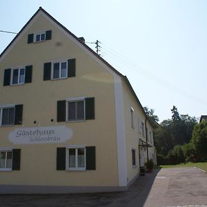 Gästehaus Schlossbräu Ichenhausen Exterior photo